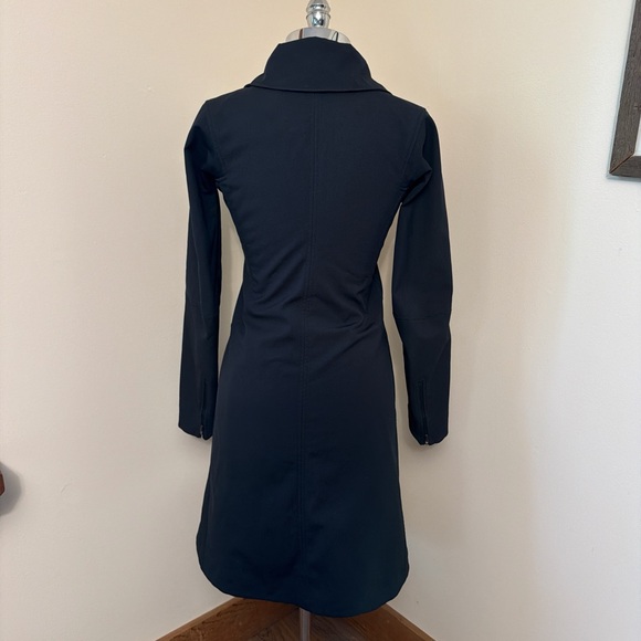 Nau Black Collared Zip Up Coat XS - Picture 3 of 10